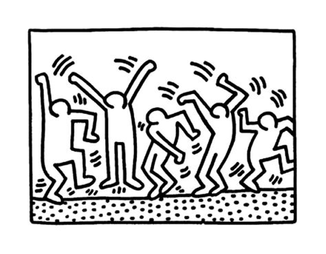 keith haring printable art.